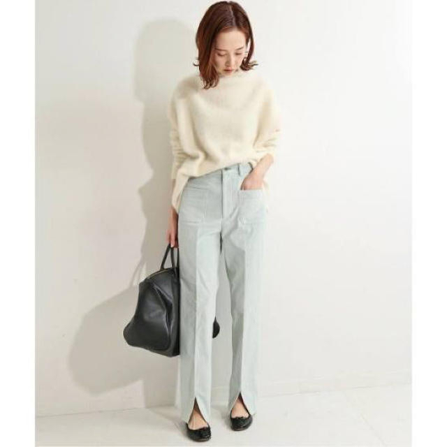 セットIENA LABOUCLE フレンチスコールスリットパンツ コーデュロイ