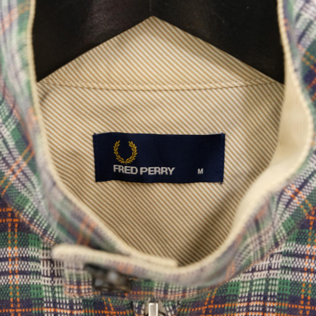 FRED PERRY(フレッドペリー)のお値下げ！フレッドペリー　チェック柄トラックジャケット メンズのジャケット/アウター(ブルゾン)の商品写真