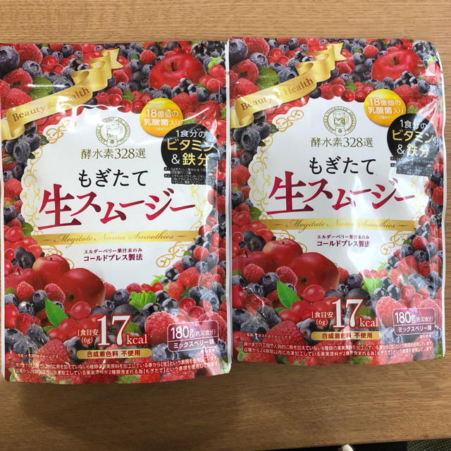 酵水素328選 もぎたて生スムージー 180g 約60日分