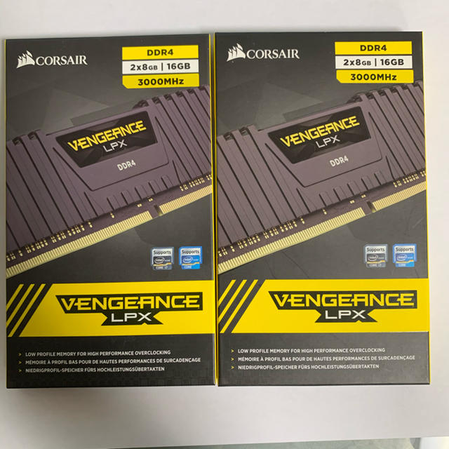 CORSAIR DDR4 メモリ 3000MHz 8GB × 4個