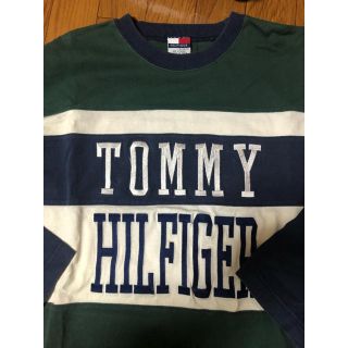 トミーヒルフィガー(TOMMY HILFIGER)のトミー　ロングtシャツ　ビックサイズ(Tシャツ/カットソー(七分/長袖))