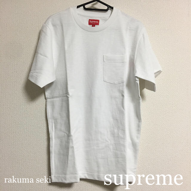 新品未使用 supreme シュプリーム ホワイト 白Tシャツ シンプルＳサイズ