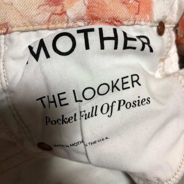 mother(マザー)のMOTHER / 総柄スキニーパンツ / THE LOOKER / サイズ25 レディースのパンツ(カジュアルパンツ)の商品写真