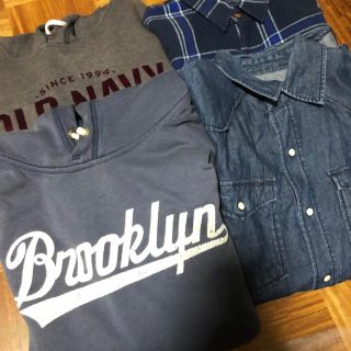 オールドネイビー(Old Navy)のオールドネイビー ☆4点セット☆パーカー、ネルシャツ、デニムシャツ(パーカー)