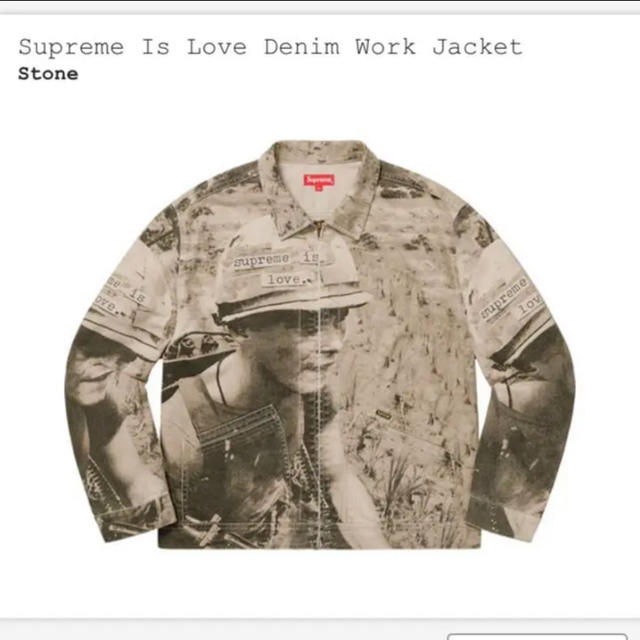 Supreme - 19aw Supreme Is Love Denim Work Jacket の通販 by ばなた ...