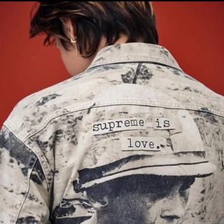 Supreme - 19aw Supreme Is Love Denim Work Jacket の通販 by ば ...