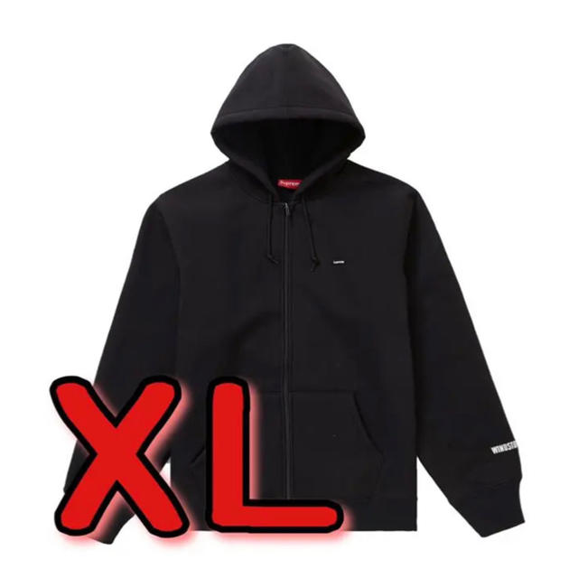 Supreme(シュプリーム)のSUPREME Zip Up Hooded パーカー 黒XL メンズのジャケット/アウター(マウンテンパーカー)の商品写真