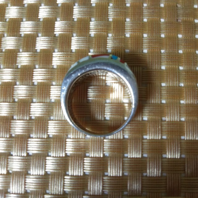yabu様専用 インディアンジュエリー シルバー925リング 12号 メンズのアクセサリー(リング(指輪))の商品写真