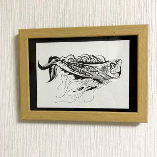 Fish（ペン画）(絵画/タペストリー)