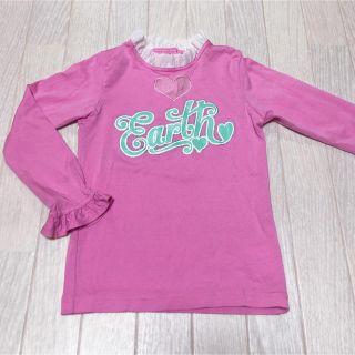 アースマジック(EARTHMAGIC)のチュールスタンドカラーＴシャツ♡(Tシャツ/カットソー)