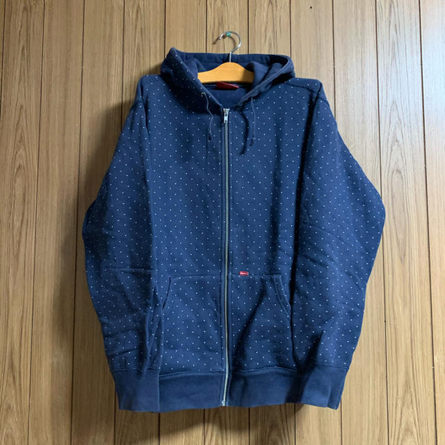 supreme 08aw dobby zip hoodie パーカー L