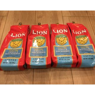 ライオン(LION)のライオンコーヒー バニラマカデミア198g×4(コーヒー)