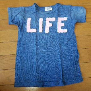 デニムダンガリー(DENIM DUNGAREE)のpirato様専用　デニム&ダンガリー　Tシャツ  LIFE  130(Tシャツ/カットソー)