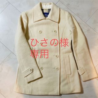 バーバリーブルーレーベル(BURBERRY BLUE LABEL)のバーバリー・ブルーレーベル ＊ BURBERRY コート  ピーコート(ピーコート)