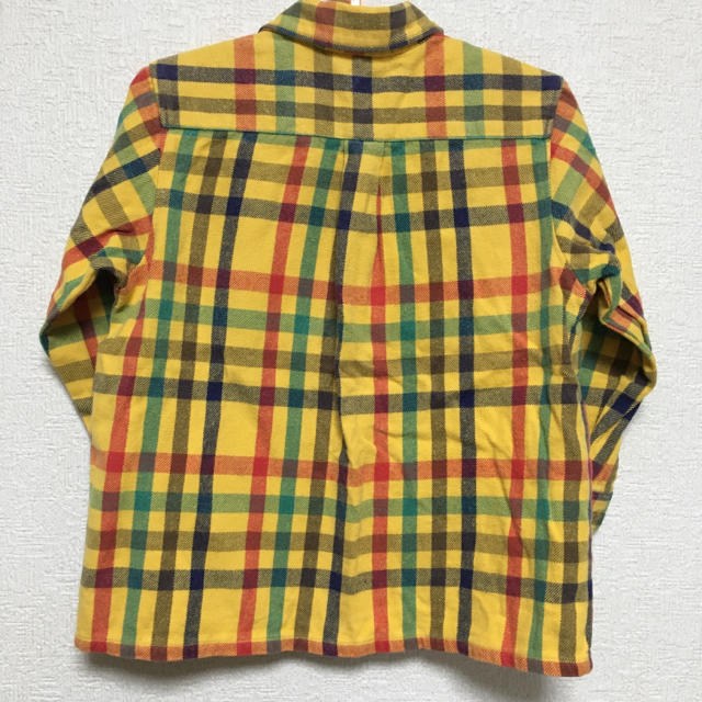 【期間限定値下げ】ミキハウス　チェックシャツ90 キッズ/ベビー/マタニティのキッズ服男の子用(90cm~)(ブラウス)の商品写真