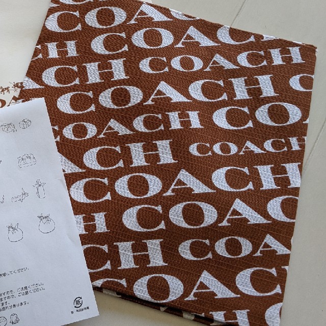 COACH(コーチ)の★非売品★COACH バンダナ 風呂敷 レディースのファッション小物(バンダナ/スカーフ)の商品写真