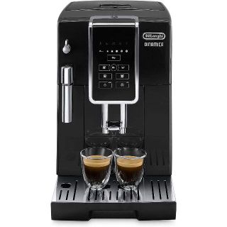 デロンギ(DeLonghi)のデロンギ 全自動コーヒーマシン ディナミカ ブラック　ECAM35015(エスプレッソマシン)