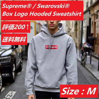 Supreme®/Swarovski® Box Logo パーカー　サイズM
