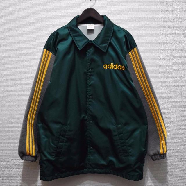 adidasナイロンコーチジャケット デサント製90s ビッグロゴ 7758 1