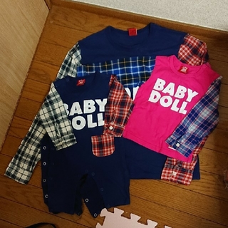 ベビードール(BABYDOLL)のbabydoll トップス&ロンパース&パーカーセット(ロンパース)