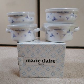 マリクレール(Marie Claire)の【新品】marie claire　ホーロー　鍋とタッパーのセット(日用品/生活雑貨)