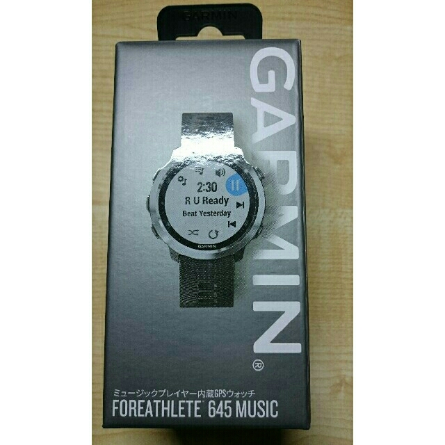 GARMIN(ガーミン)のGARMIN Foreathlete 645 MUSIC Black 新品未使用 スポーツ/アウトドアのランニング(その他)の商品写真