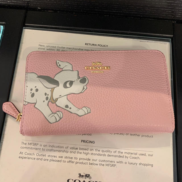 新品未使用　正規品　COACH コーチ　コラボ　101匹わんちゃん　ダルメシアン