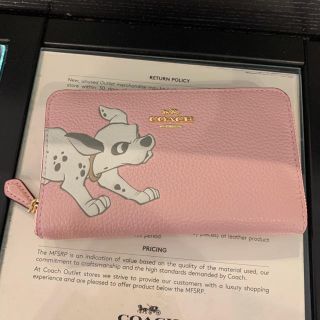 コーチ(COACH)の新品未使用　正規品　COACH コーチ　コラボ　101匹わんちゃん　ダルメシアン(財布)