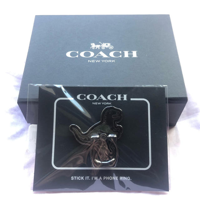 COACH(コーチ)のCOACH ホールドリング スマホ/家電/カメラのスマホアクセサリー(ストラップ/イヤホンジャック)の商品写真