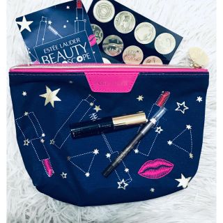 エスティローダー(Estee Lauder)のエスティーローダー　星座ポーチ　サンプルマスカラ+アイライナーセット(サンプル/トライアルキット)