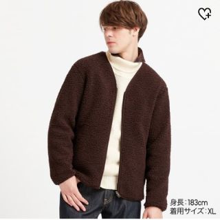 ユニクロ(UNIQLO)のユニクロ ボアフリースカーディガン(カーディガン)