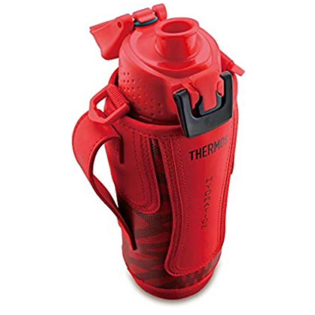 THERMOS(サーモス)のサーモス スポーツボトル ワンタッチオープンタイプ　1.0L レッドブラック インテリア/住まい/日用品のキッチン/食器(その他)の商品写真