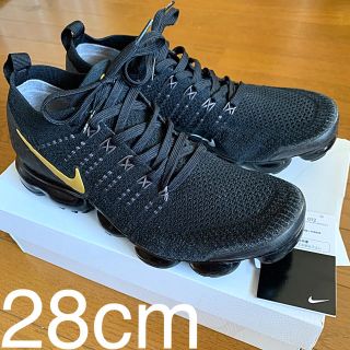 ナイキ(NIKE)のNIKE ウィメンズ　エアヴェイパーマックス　フライニット2 ゴールド(スニーカー)