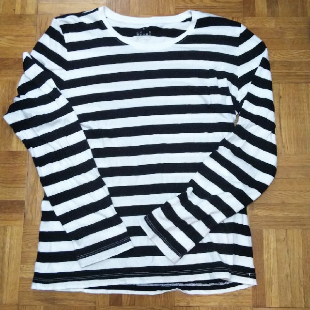 MUJI (無印良品)(ムジルシリョウヒン)の無印ボーダーロンT専用 レディースのトップス(Tシャツ(長袖/七分))の商品写真