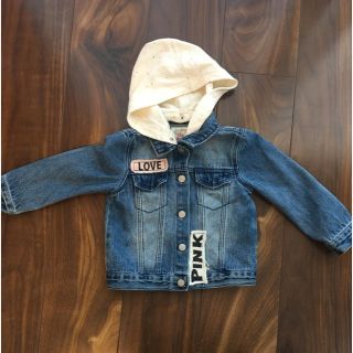 ザラキッズ(ZARA KIDS)のキッズ　デニムジャケット　ピンクパンサー(ジャケット/上着)