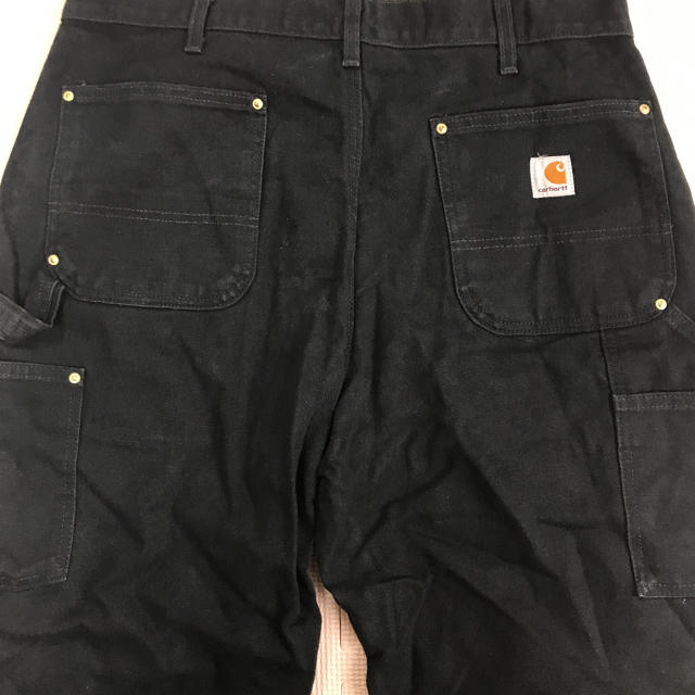 【超美品】Carhartt ペインターパンツ ブラック USA製 W32×L32 中古・古着通販】CarHartt (カーハート) ペインターパンツ