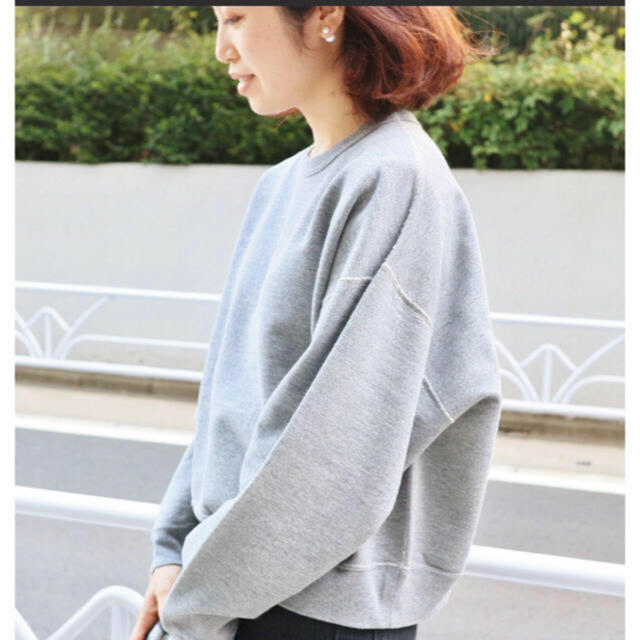 IENA ♡AURALEE*IENA 別注SUPER SOFT ビッグスウェットカラーブラウン IENA ♡AURALEE*IENA 別注SUPER SOFT ビッグスウェットカラーブラウン