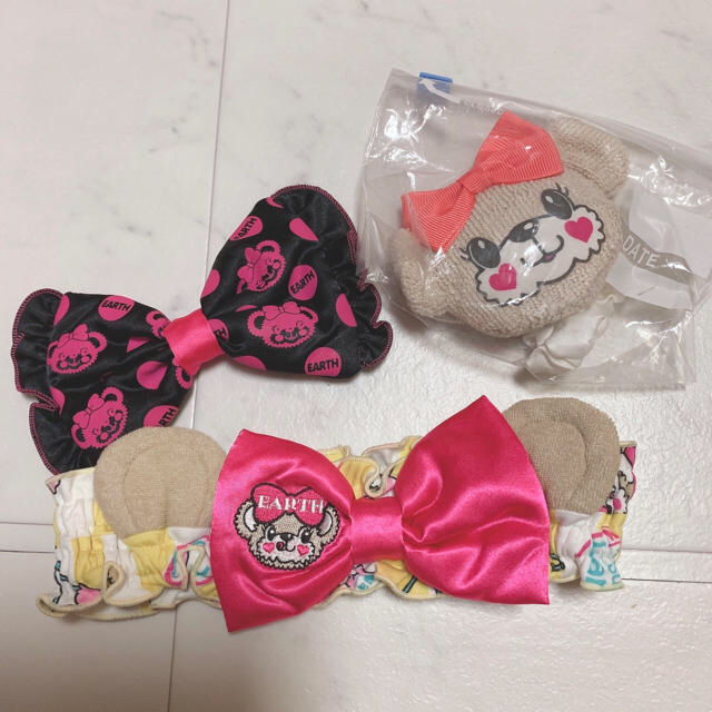 EARTHMAGIC(アースマジック)の専用💗小物set① キッズ/ベビー/マタニティのこども用ファッション小物(その他)の商品写真