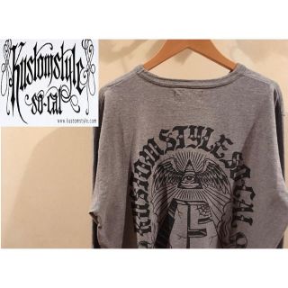 ヴァンズ(VANS)の[古着] Kustom style 西海岸系ストリート　ロングTシャツ　(Tシャツ/カットソー(七分/長袖))