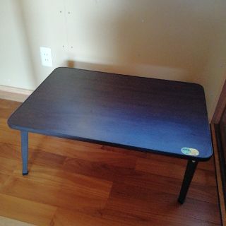 送料込み　折りたたみ式ローテーブル　75×51(折たたみテーブル)