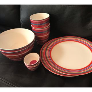 イッタラ(iittala)のイッタラ  iittala  オリゴ Origo 8点セット  レッド【廃番品】(食器)