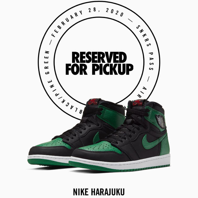 Nike Air Jordan 1 Retro HI OG Pine greenメンズ