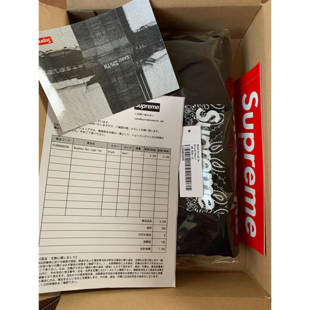 Supreme Bandana Box Logo Tee Sサイズ