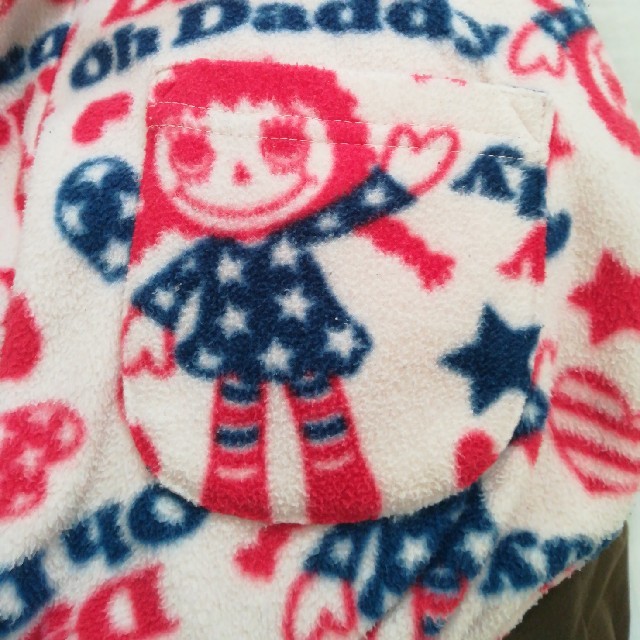 daddy oh daddy(ダディオーダディー)のDaddyOhDaddy　中綿ジャンパー100 キッズ/ベビー/マタニティのキッズ服女の子用(90cm~)(コート)の商品写真