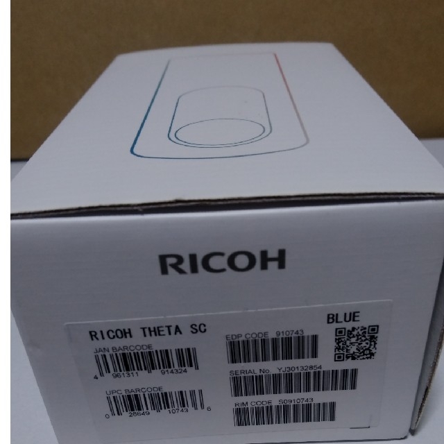 RICOH(リコー)のRICOH　THETA SC　ブルー スマホ/家電/カメラのカメラ(その他)の商品写真