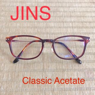 ジンズ(JINS)のJINS Classic Acetate べっ甲眼鏡（メガネ）(サングラス/メガネ)