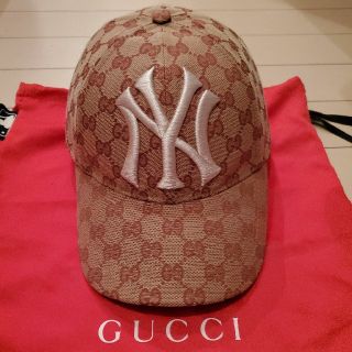 グッチ(Gucci)のGojiGoji様専用★Gucci NYニューヨークヤンキース キャップ 調整可(キャップ)