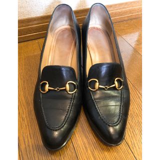 グッチ(Gucci)の【最終値下げ】OLD GUCCI グッチ  ヒール ローファー(ローファー/革靴)