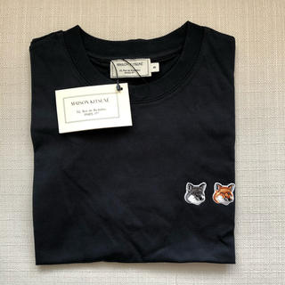 メゾンキツネ(MAISON KITSUNE')の新品　メゾンキツネ      ダブルフォックス　Tシャツ(Tシャツ/カットソー(半袖/袖なし))