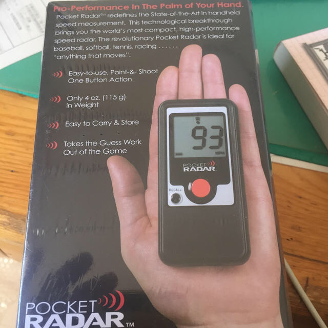 スピードガン pocket radar  未開封